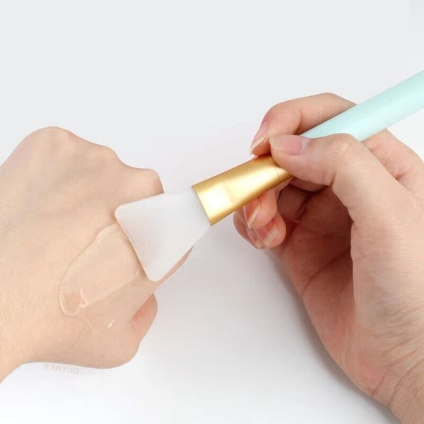 6X Pack Facial Mask Silicone Brush Applicator Face Mask Tool Soft Cosmetic Tool