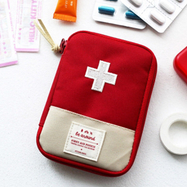 Mini First Aid Kit Travel Outdoor Emergency Survival Case Treatment Medical Bag
