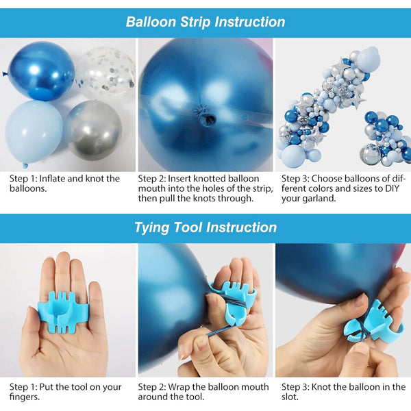 104pcs Balloon Arch Kit Set Garland Birthday Wedding Baby Shower Party Decor