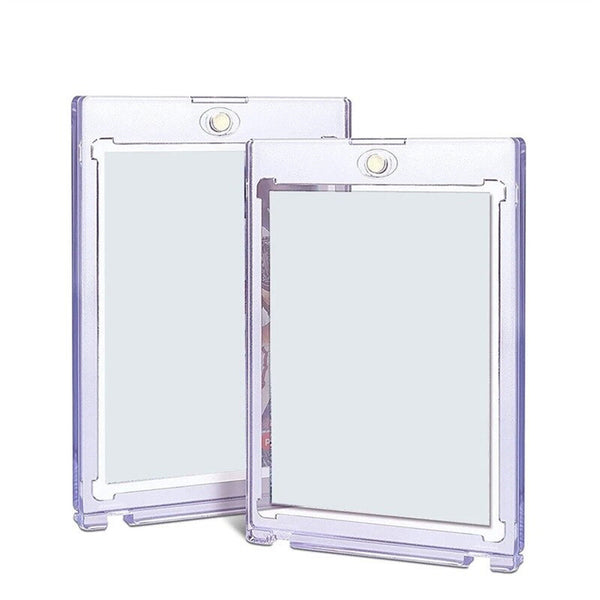 50Set Magnetic Card Holder 35pt Baseball Card Holders Hard Card Stand Trading AU