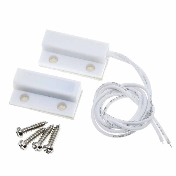 5X Bulk Door Window Contact Sensor Magnetic Reed Switch with Screws White Sensor