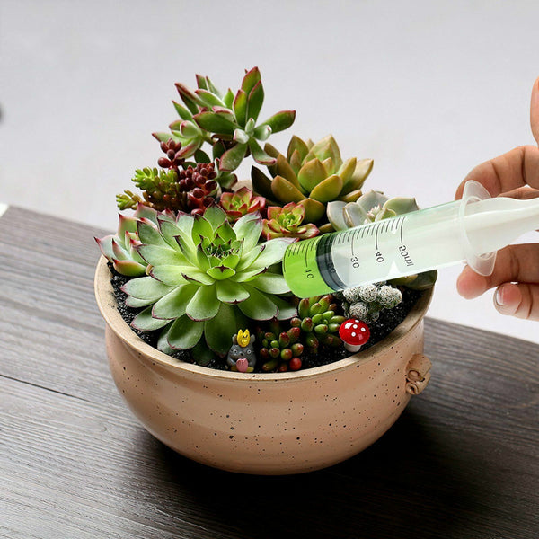 100ml Hydroponics Nutrient Slip Tip Disposable Measuring Syringe Plastic