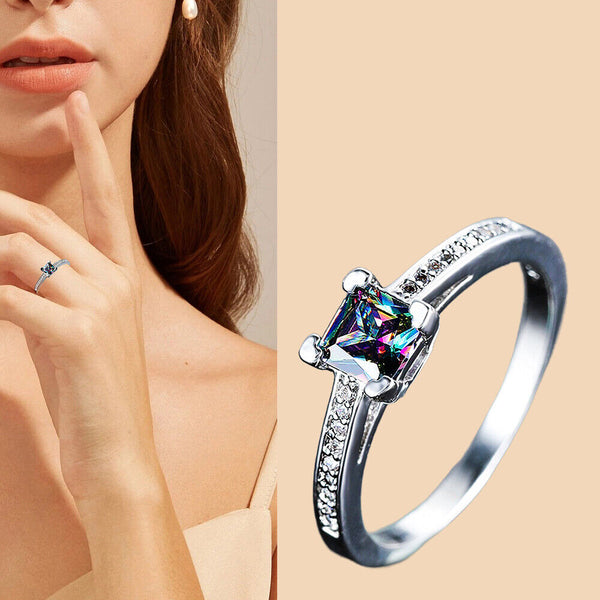 6Sizes Simple Ring for Women Men Adjustable Fashion Jewelry Minimalist Band Gift