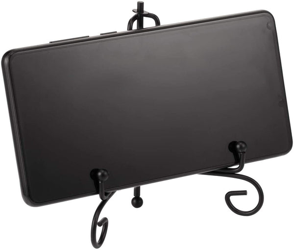 Plate Stands Iron Display Easel Photo Picture Bowl Dish Book Holder Frame Black