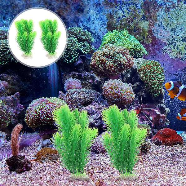 Artificial Fake Plastic Water Grass Plants For Fish Aquarium Ornament