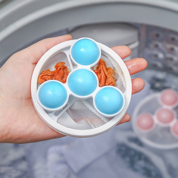 Washing Machine Filter Bag Reusable Hair Remover Floating Hair Filtering Mesh