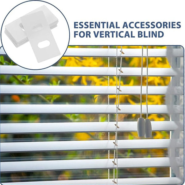 20Sets Clear Vertical Blind Repair Tabs Fixer Verticle Blinds Snap Panels Blind
