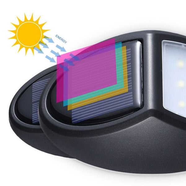 10 LED Solar Power Waterproof Lamp Wall Mounted Light Outdoor Fence Garden