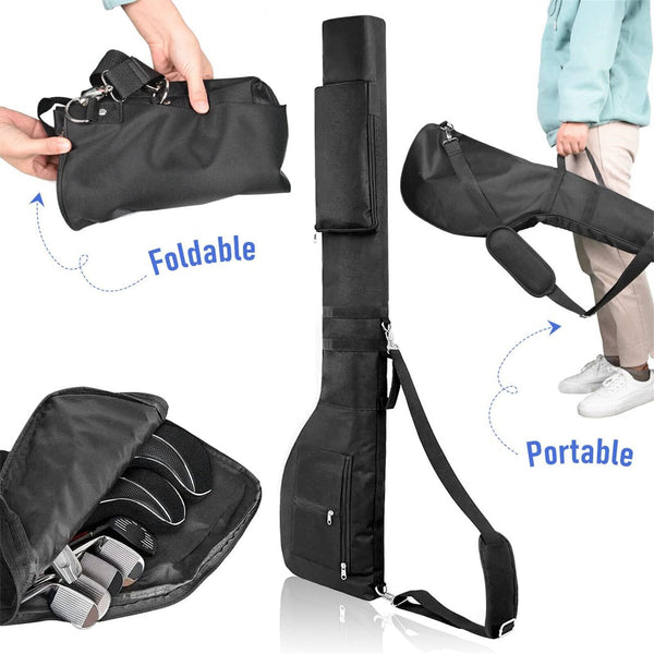 Golf Club Cer Bag Carry Driving Range Travel Bag Water Resistant Foldable Golf A