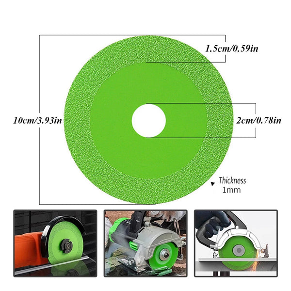 Diamond Cutting Disc 5-Pack – Thin Blade for Glass, Ceramic & Tile Angle Grinder