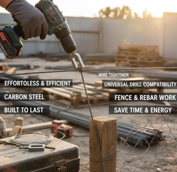 TWire Tying- Wire Twister Rebar Tier Tool Fence Wire Twisting Tool