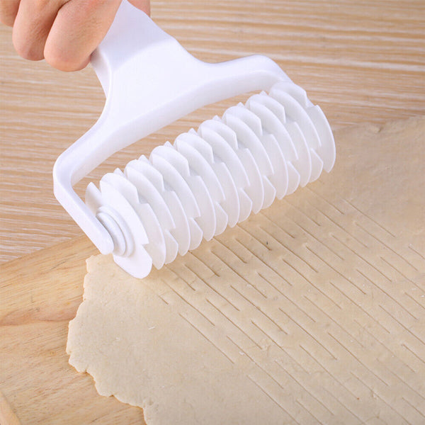 Pastry Pizza Roller Cutter Pull A Wheel for Dough Cookie Pie Plastic Net Lattice
