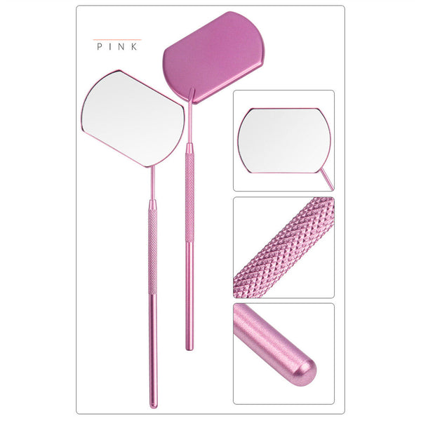 2X Professional Eyelash Inspection Mirror Beauty Lash Extension Application Tool