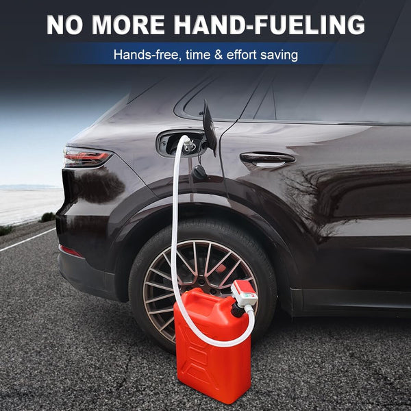 Portable Battery Powered Fuel Transfer Pump Auto Stop Liquid Transfer Pump Diesel Petrol