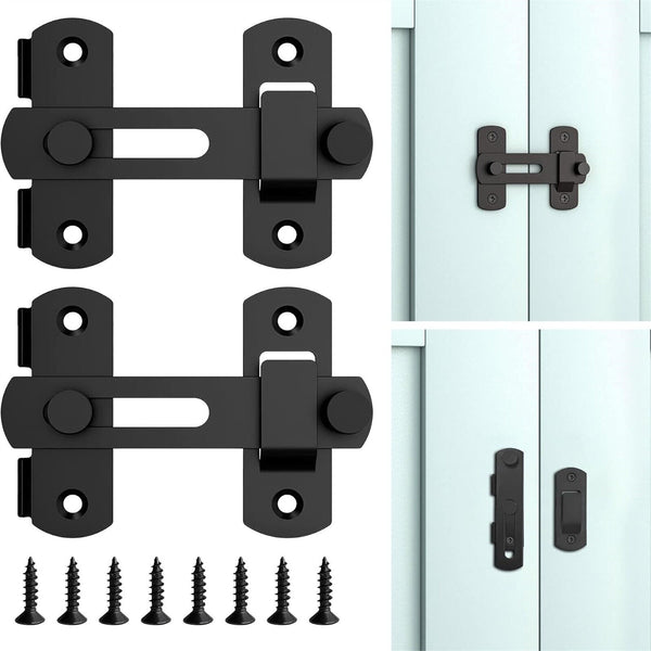 Safety Door Bolt Gate-Latch Stainless Steel Accessories Flip Latch Latch Lock AU