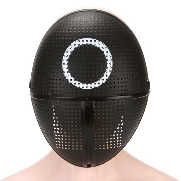 Halloween mask - back of the guard mask showing the open design