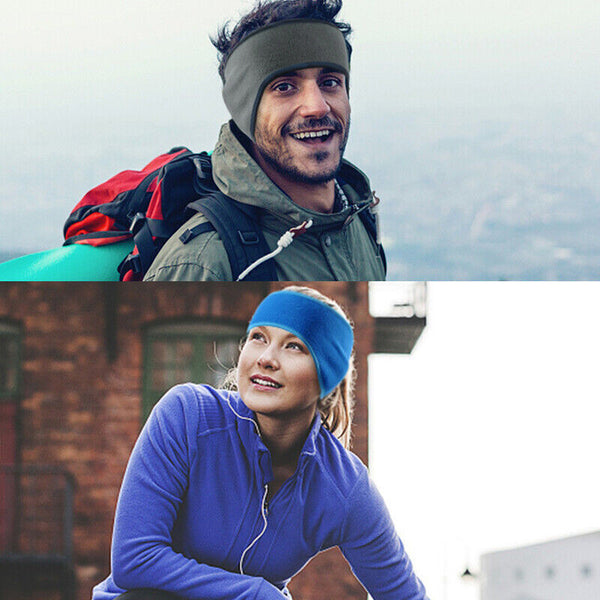 Outdoor Winter Fleece Ear Warmer – Sports Headband & Earmuff