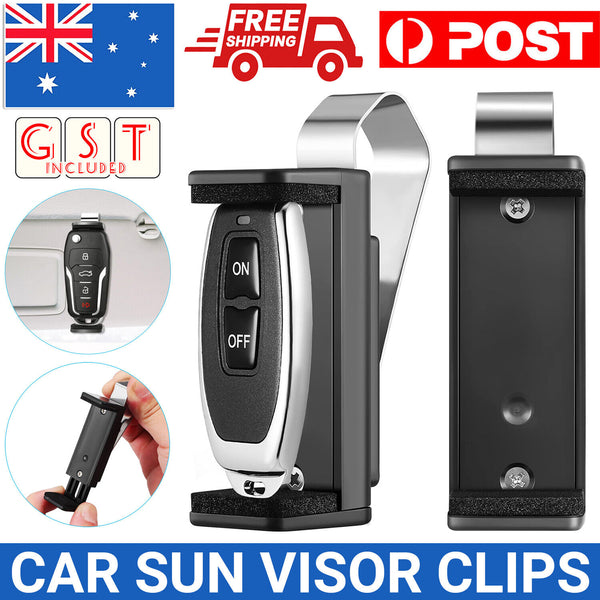 Car Sun Visor Clip Holder Gate Garage Door Remote Control Clip Mount Stand AU