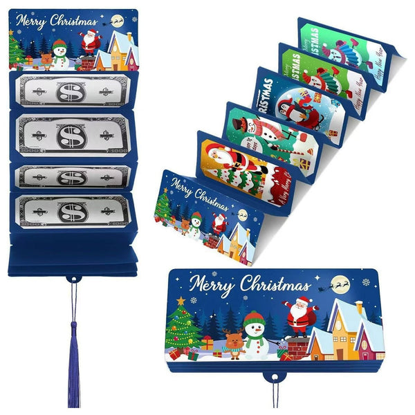 Christmas Money Holder Gift Card Holder – Holiday Surprise, Festive Design Xmas