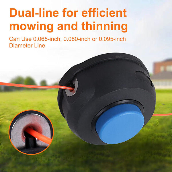 10mm TRIMMER HEAD FOR HUSQVARNA T25 TAP WHIPPER SNIPPER BRUSHCUTTER Husky