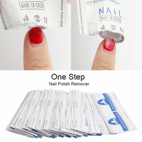 120X Disposable Gel Polish Remover UV Soak Off Acetone DIP SNS Nail Removal Wrap