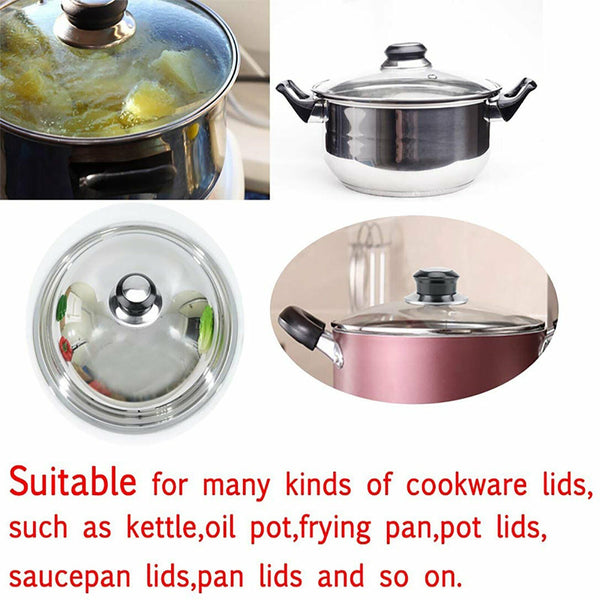 6X Kitchen Handle Knob Replacement Cookware Pot Saucepan Grip Hand Lid Pan Cover