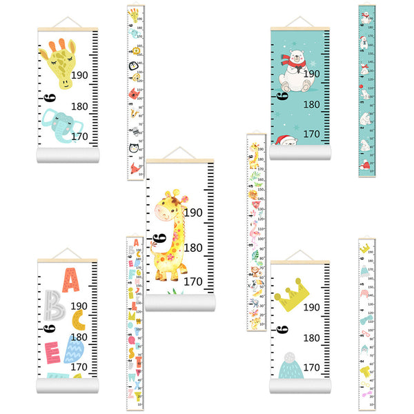 Kids Height Chart Wall Sticker Growth Measurement Ruler Nursery Wall Decal