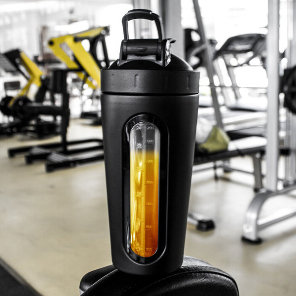 700ml Milkshake  Drink Cup   Sport   Stainless Steel  Water Bottle Shake Protein