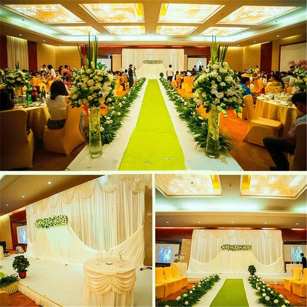 Iron Wedding Backdrop Telescopic Stand Party Curtain Frame L T Three Way Connect