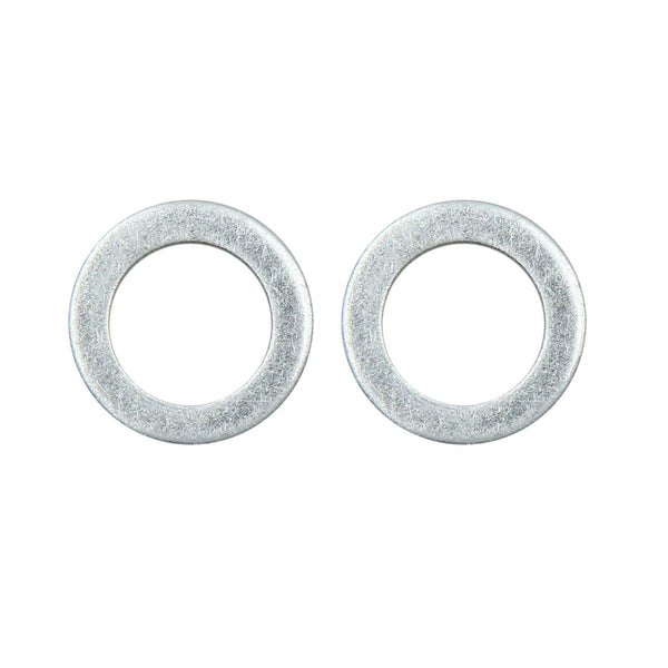 50pcs Car Engine Oil Crush Washers Drain Plug Gaskets 14mm ID. 22mm OD. Aluminum