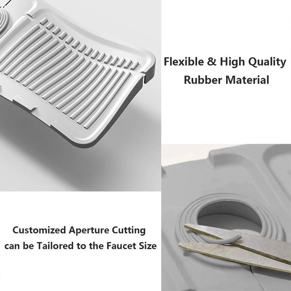 Silicone Faucet Mat Kitchen Sink Splash Guard Absorbent Protector AU