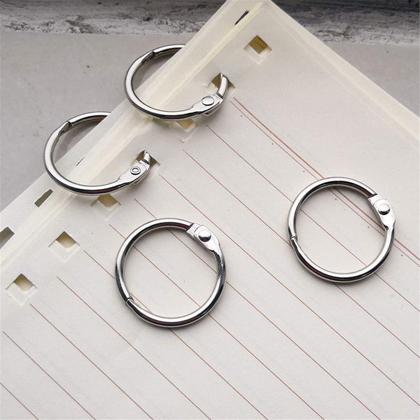 Hinged Rings Clips 25mm Binder Hinge Metal Scrapbooking Split Album AU