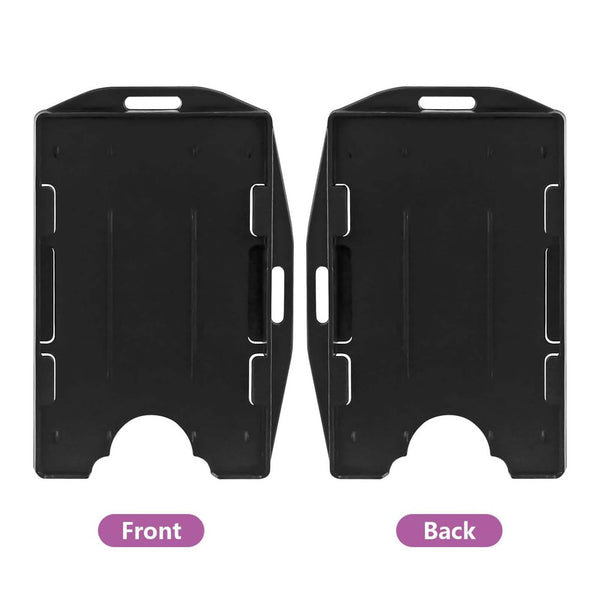 Retractable Badge Holder 2-Pack – Heavy Duty ID Card Holder with Belt Clip
