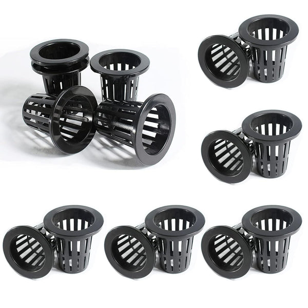 20pcs Mesh Net Pots for Hydroponics | Aeroponic Aquaponic Plant Grow Baskets 100x85mm