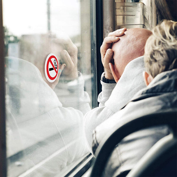 2-10X No Smoking Sticker Warning Decal Sign Waterproof Fade Proof Outdoor Vinyl