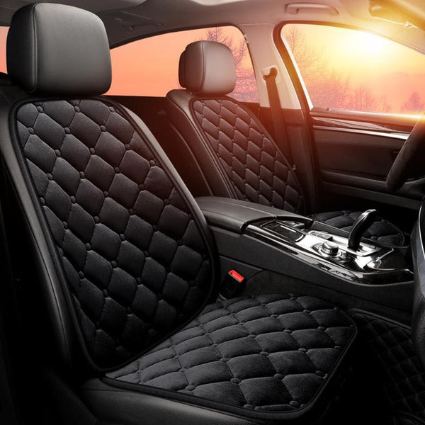 Winter Plush Car Seat Cushion Soft Warm Front Seat Cover Universal Fit