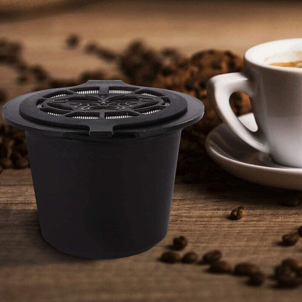 10x For Nespresso Maker Machine Refillable Reusable Coffee Filter Capsule Pods