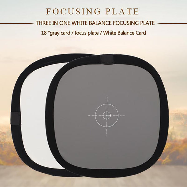 2PCS 30CM White Balance Card 18% Gray Reference Card Photography Colour Calibration