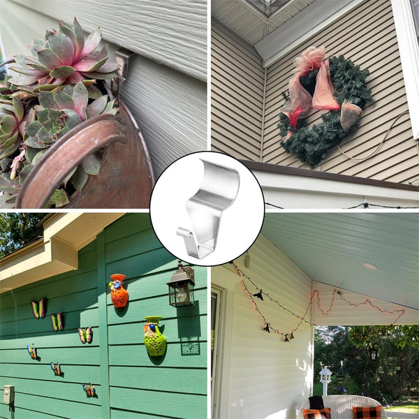 100X Vinyl Siding Hook Heavy Duty Siding Hanger Siding Clips Outdoor Home Decor