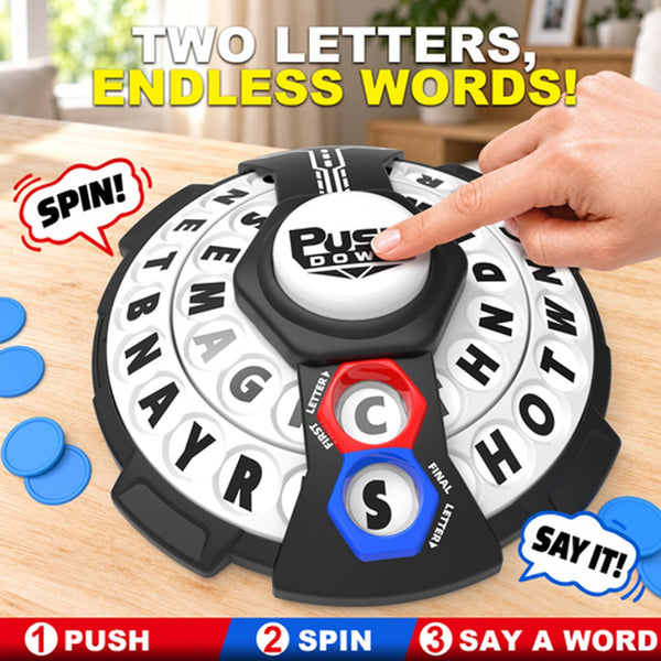 Word Game Family Board Game for Kids Adults Fun Fast-Paced Puzzle Game Xmas Gift