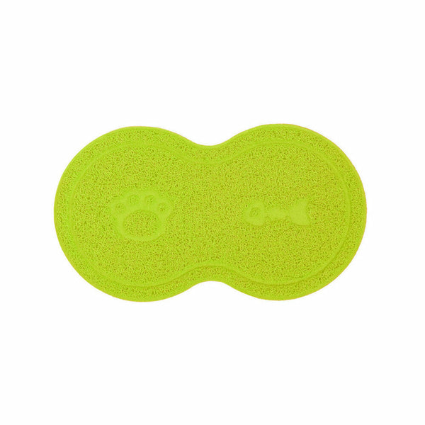 Pet Dog Tray Feeding Water PVC Food Dish Wipe Cleaning Mat