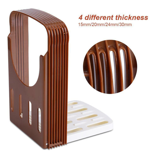3PCS Pro Bread Slicer Loaf Toast Cutter Mold Maker Slicing Cutting Guide Kitchen