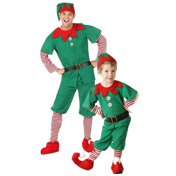 Cute Santa's Boys Girls women Fancy Dress Men Christmas Little Helper
