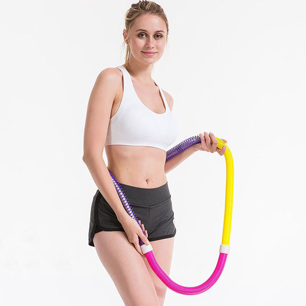 Soft Hula Hoop Adjustable Fitness Exercise Slimming Waist Ring for Adults AU