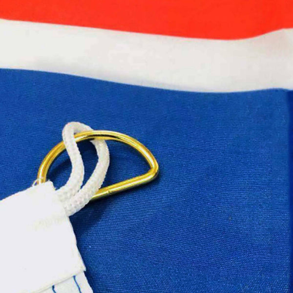 1800x900 HEAVY DUTY Australian Flag Polyester Metal Woven Brass Sister Clips AU