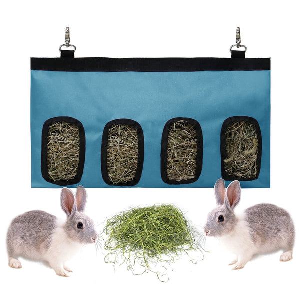 2pcs Rabbit Hay Feeder Bag for Guinea Pig & Small Pets | Hanging Hay Pouch Holder