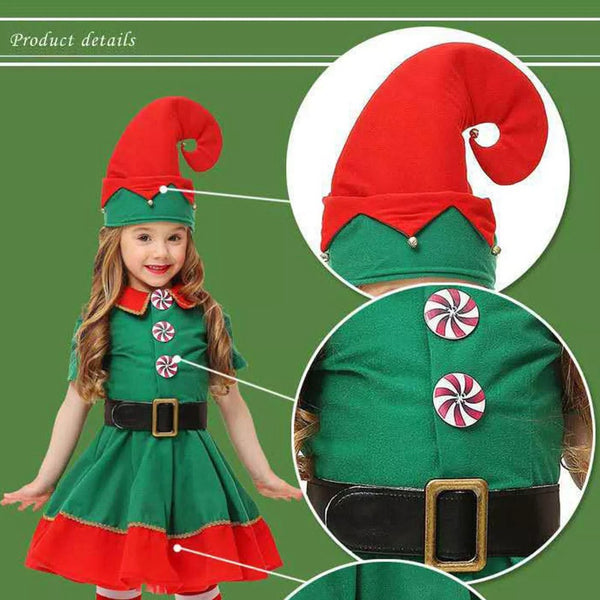Cute Santa's Boys Girls women Fancy Dress Men Christmas Little Helper
