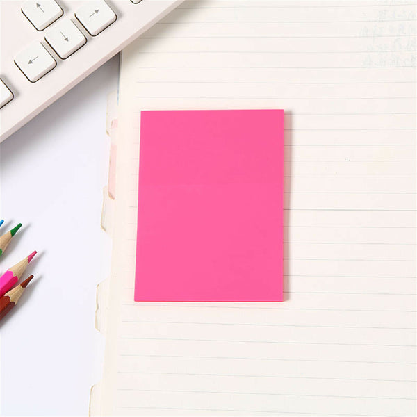 UP 600 Sheets Transparent PET Memo Sticky Note Daily To Do Stationery Waterproof
