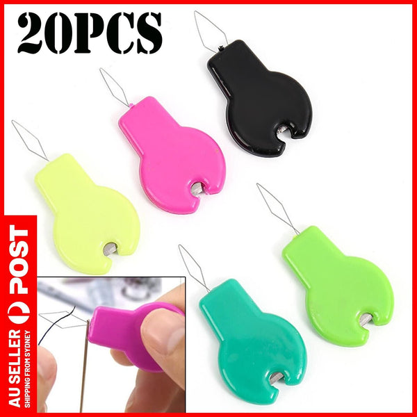 20X Multi Function Needle Threader With Cutting Edge Tool Easy Threaders Needle