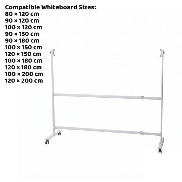 Mobile Whiteboard Stand Rolling Whiteboard Frame Office Whiteboard Stand Premium